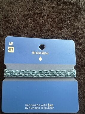 Me to We Braided Friendship Bracelet - Teal Blue